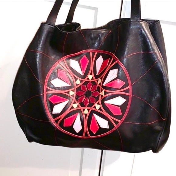 DONNA KAREN Platinum Collection Butter Soft Fine Leather Tote - Picture 2 of 16